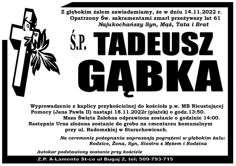 Tadeusz  Gąbka
