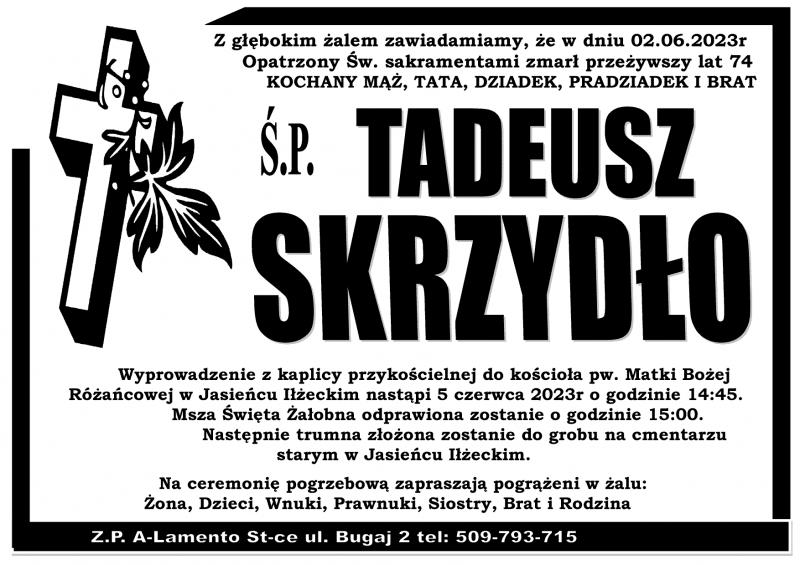 Tadeusz  Skrzydło