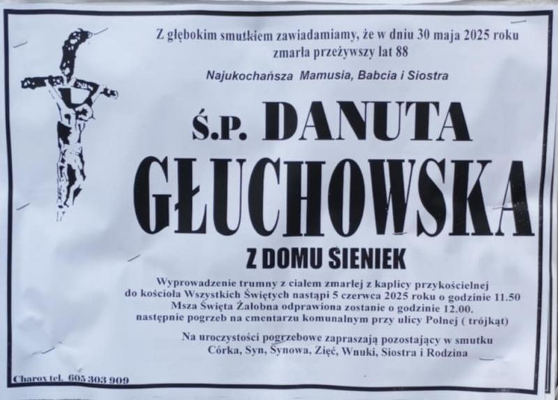 Danuta  Głuchowska z d. Sieniek