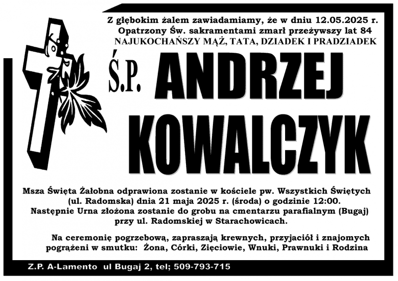 Andrzej  Kowalczyk