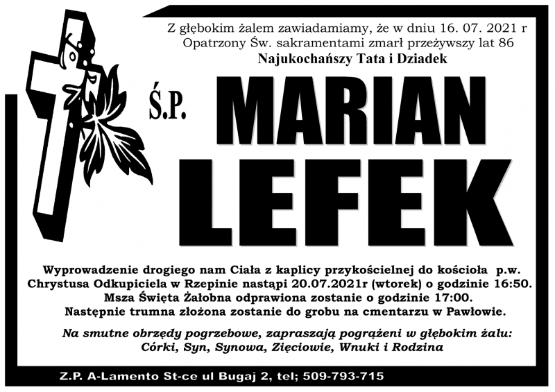 Marian  Lefek