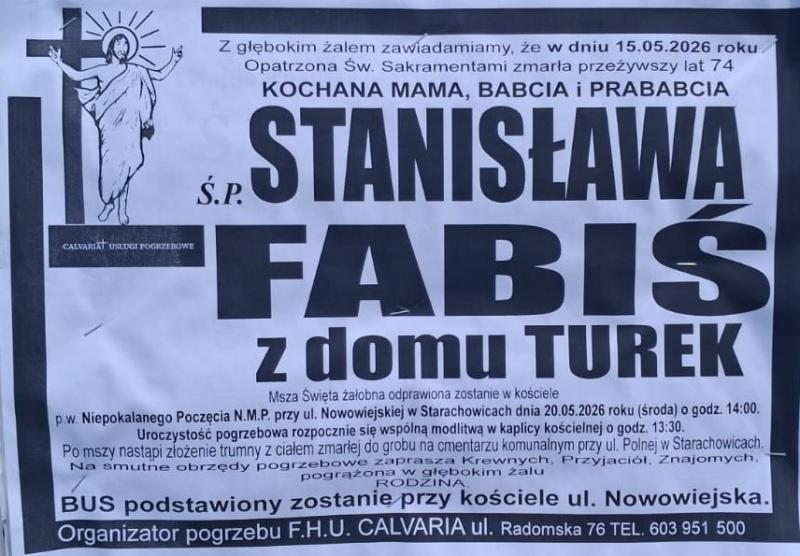 Stanisława  Fabiś z d. Turek