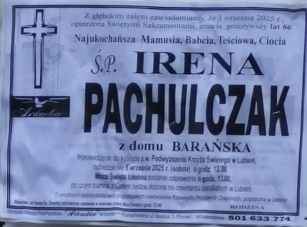 Irena  Puchalczak z d. Barańska