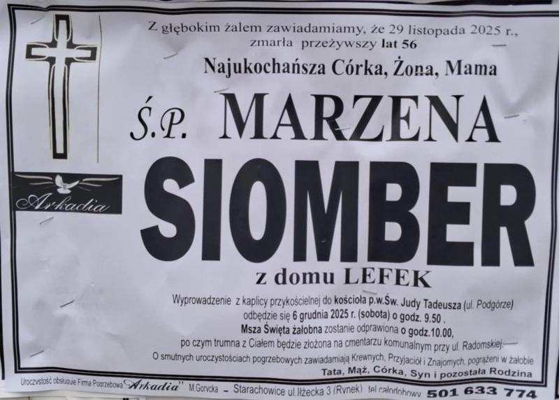 Marzena  Siomber z d. Lefek