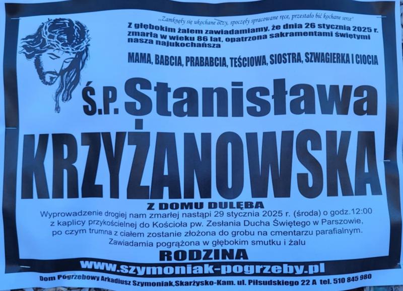 Stanisława  Krzyżanowska z d. Dulęba