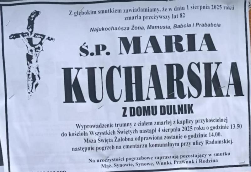 Maria  Kucharska z d. Dulnik