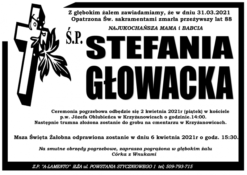 Stefania  Głowacka 