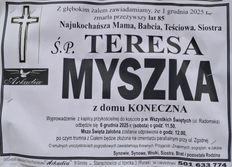 Teresa  Myszka z d. Koneczna