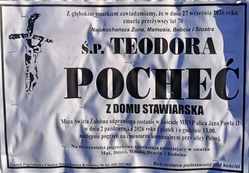 Teodora Pocheć z d. Stawiarska 