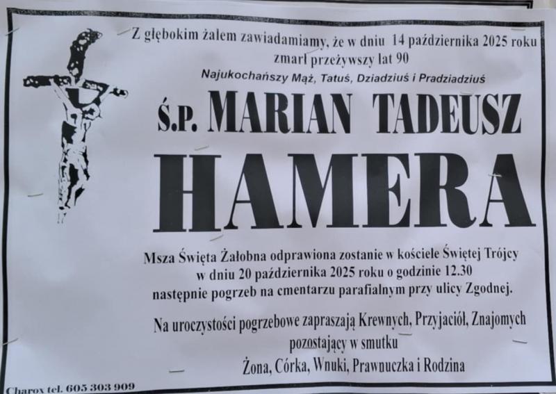 Marian Tadeusz  Hamera