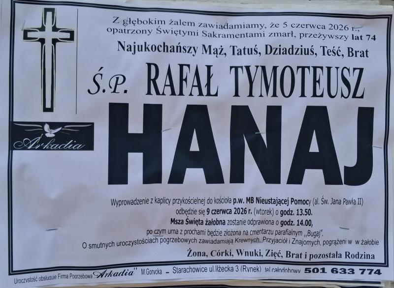 Rafał Tymoteusz  Hanaj