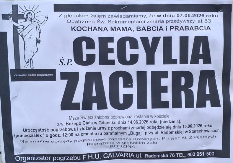 Cecylia  Zaciera