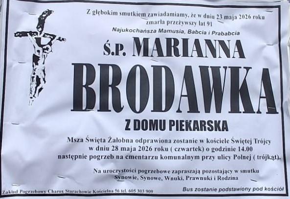 Marianna  Brodawka z d. Piekarska