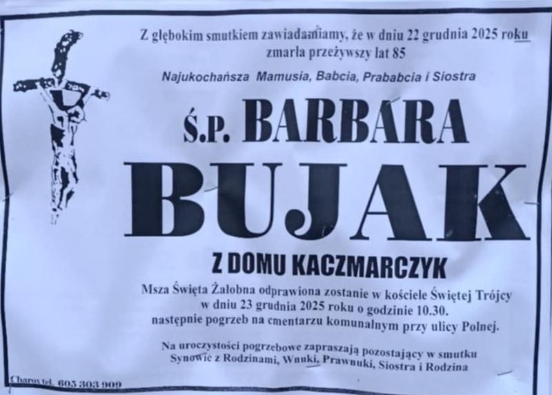 Barbara  Bujak z d. Kaczmarczyk