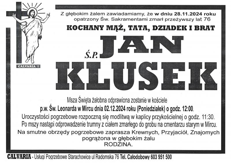 Jan  Klusek