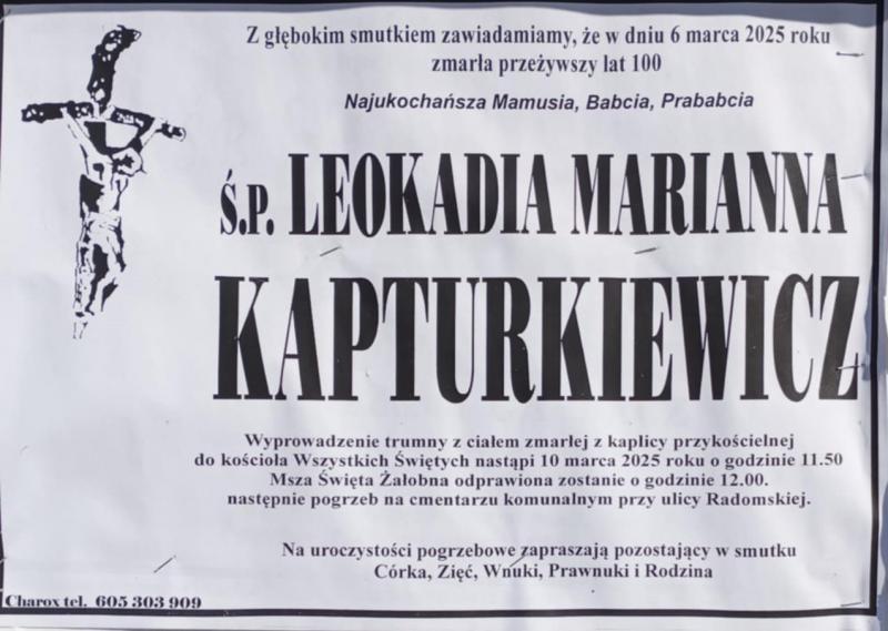 Leokadia Marianna  Kapturkiewicz 