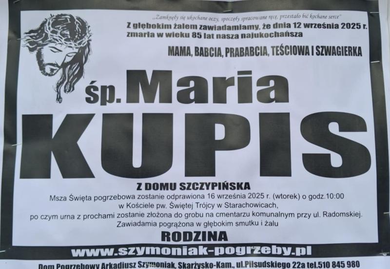  Maria  Kupis z d. Szczypińska