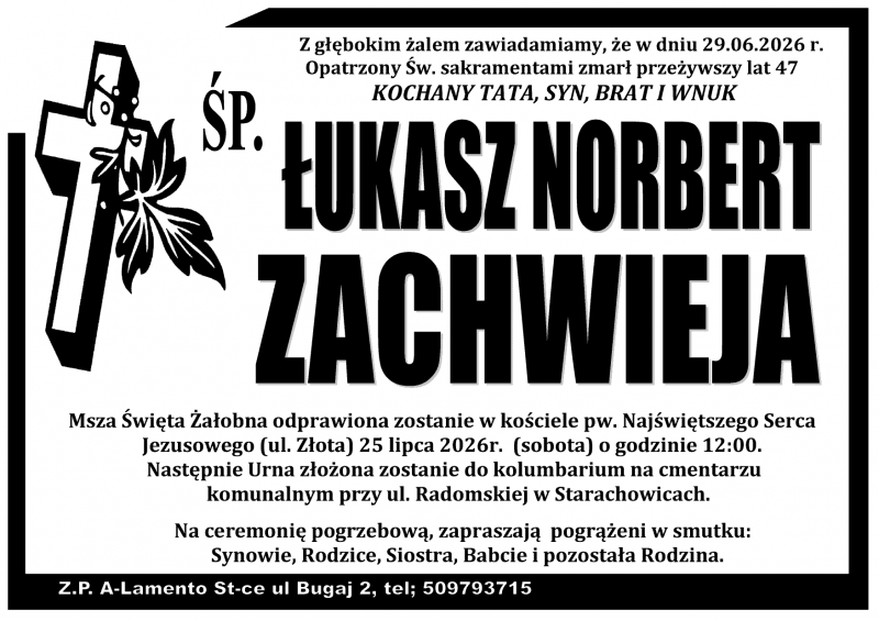  Łukasz Norbert  Zachwieja 