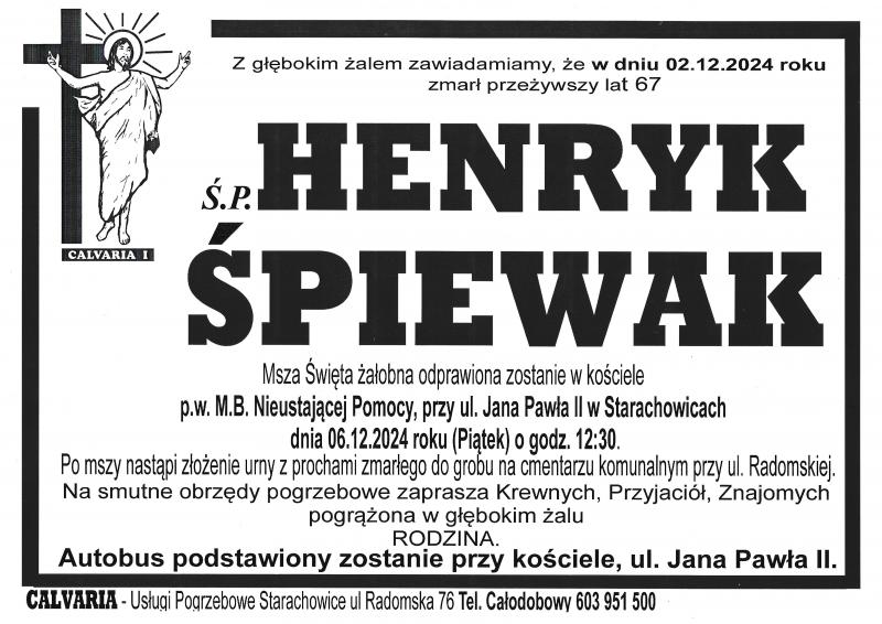 Henryk  Śpiewak