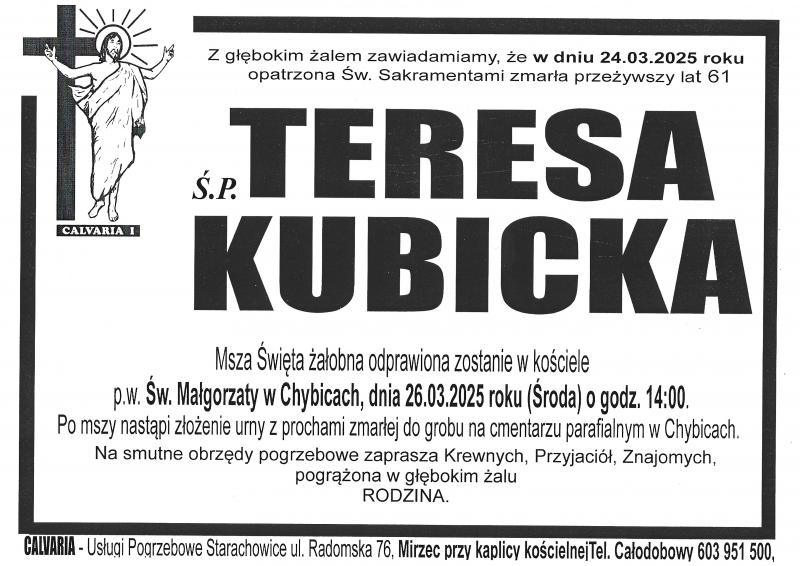 Teresa  Kubicka 