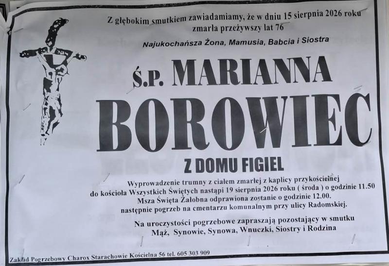 Marianna  Borowiec z d. Figiel