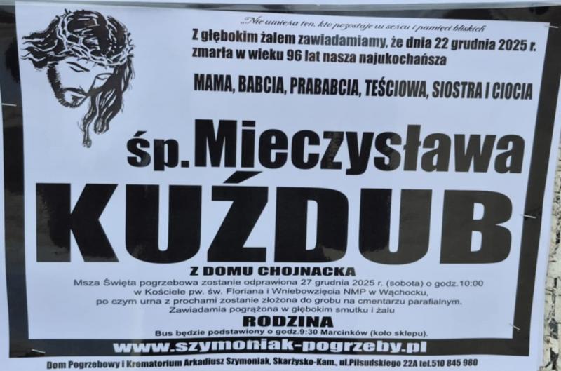 Mieczysława  Kuźdub z d. Chojnacka