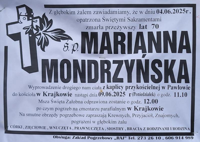 Marianna  Mondrzyńska