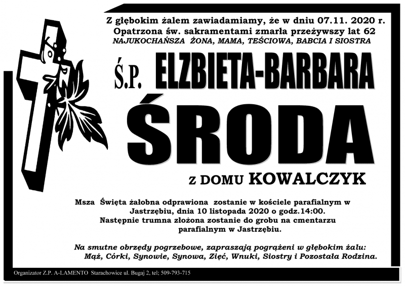 Elżbieta-Barbara Środa z domu Kowalczyk