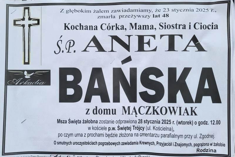 Aneta Bańska, z d. Mączkowiak