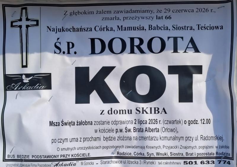 Dorota  Kot z d. Skiba