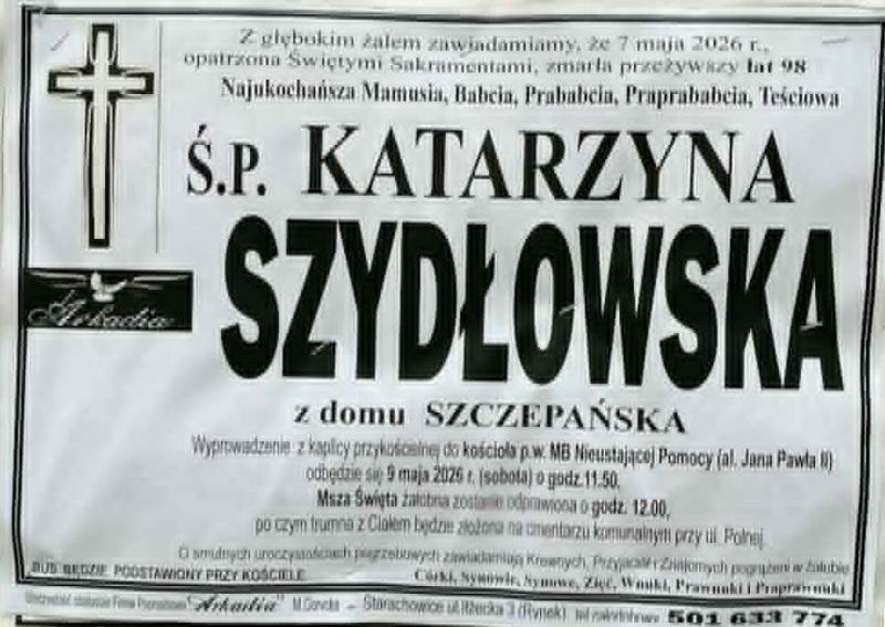 Katarzyna  Szydłowska z d. Szczepańska