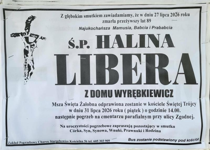 Halina Libera z d. Wyrębkiewicz