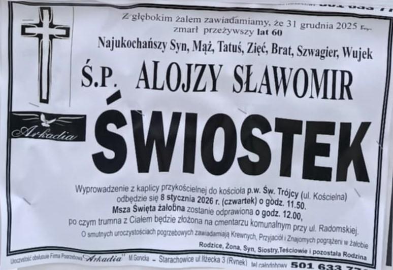Alojzy Sławomir  Świostek
