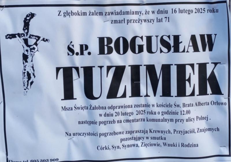 Bogusław  Tuzimek 
