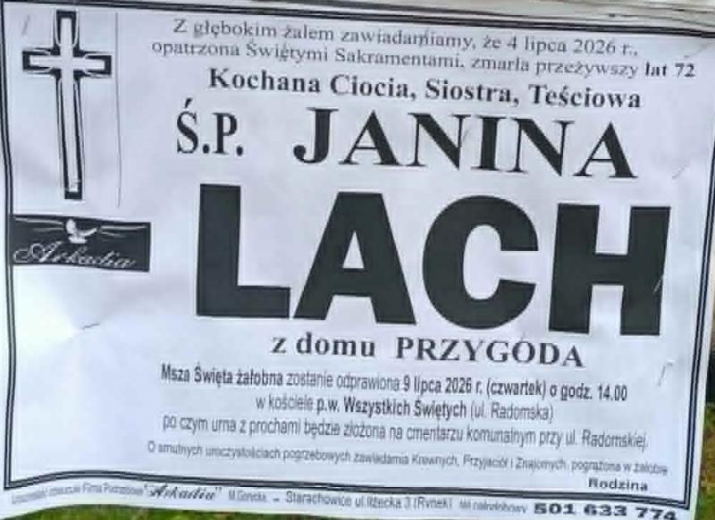 Janina  Lach z d. Przygoda