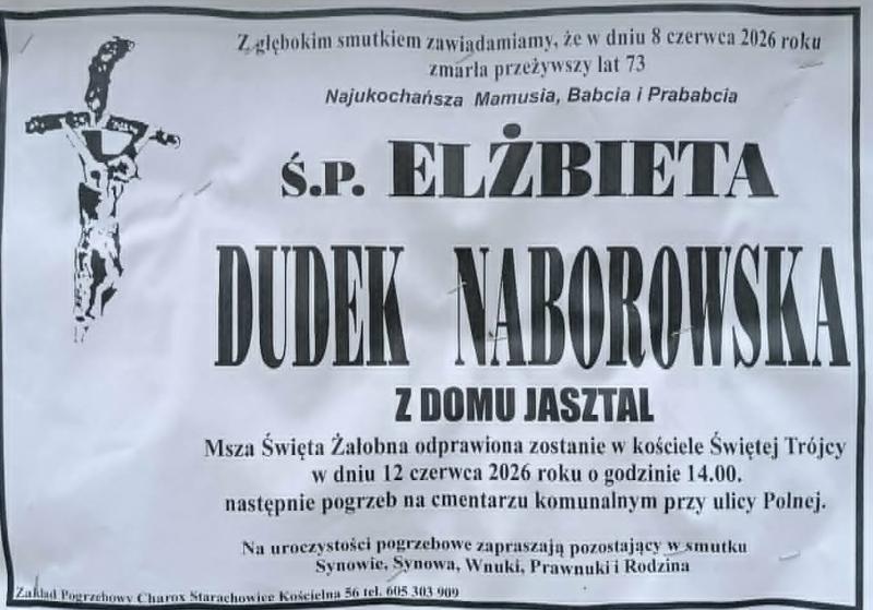 Elżbieta  Dudek Naborowska z d. Jasztal