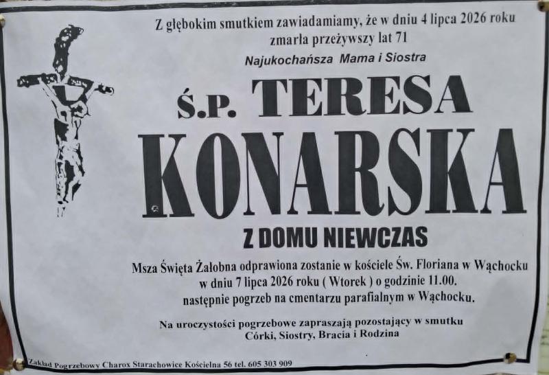 Teresa  Konarska z d. Niewczas