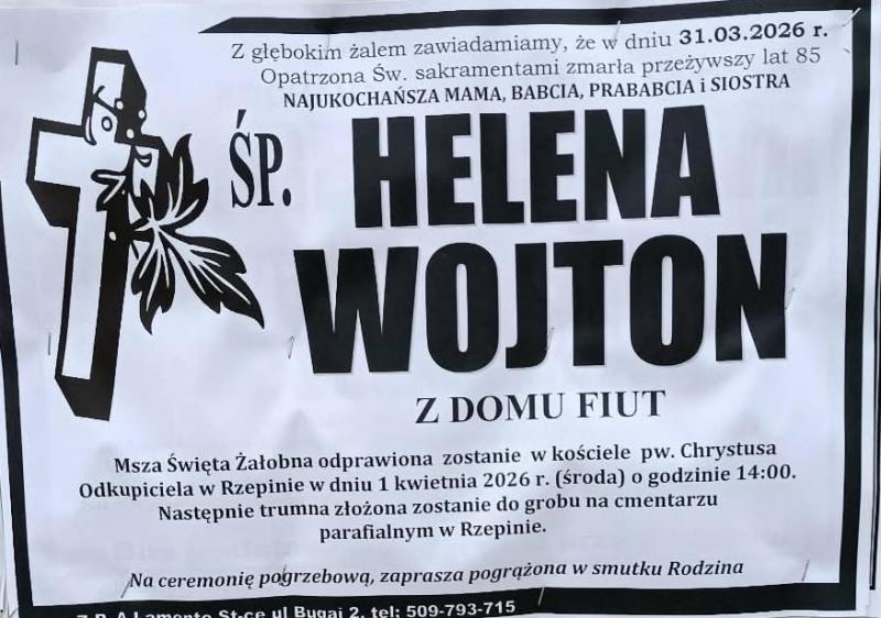 Helena  Wojton z d. Fiut