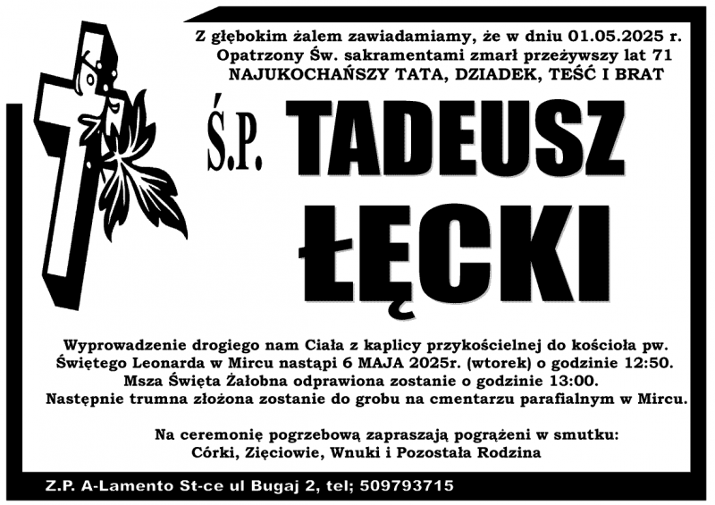 Tadeusz  Łęcki