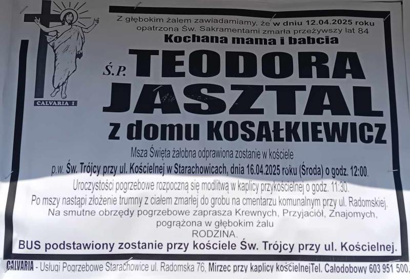 Teodora  Jasztal z d. Kosałkiewicz