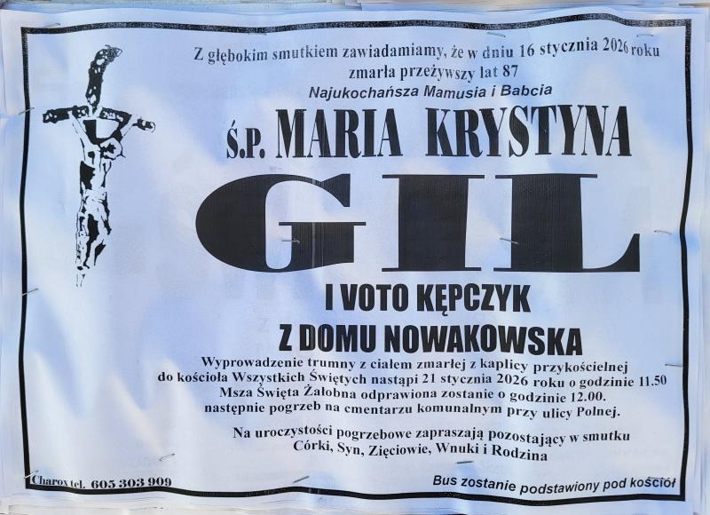 Maria Krystyna  Gil
