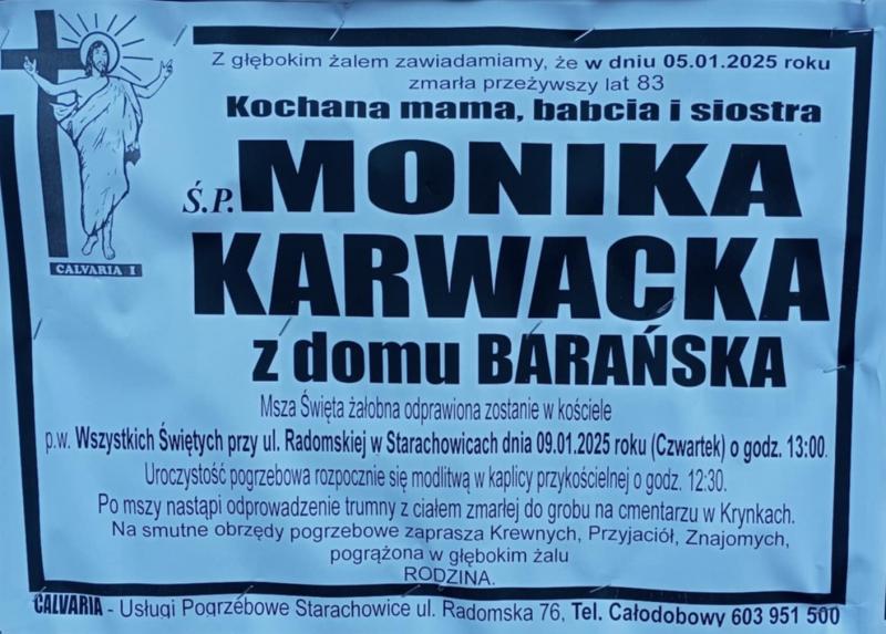 Monika  Karwacka z d. Barańska