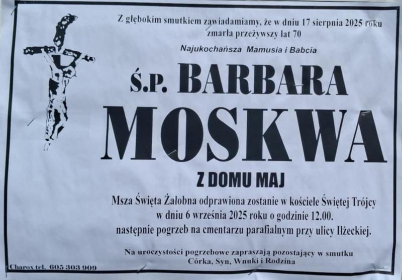 Barbara  Moskwa z d. Maj