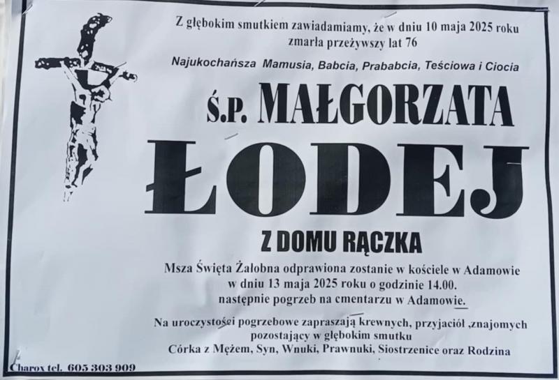 Małgorzata  Łodej z d. Rączka
