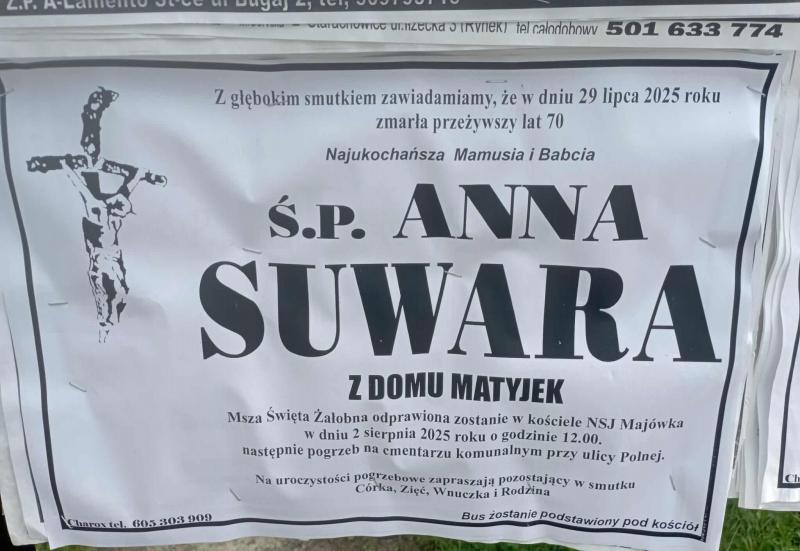 Anna  Suwara, z d. Matyjek