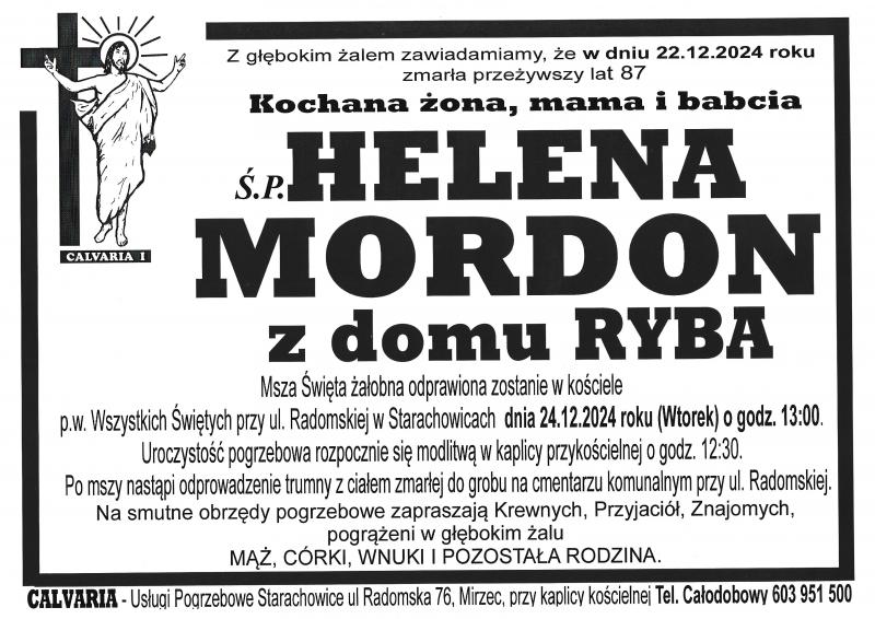 Helena  Mordon z d. Ryba