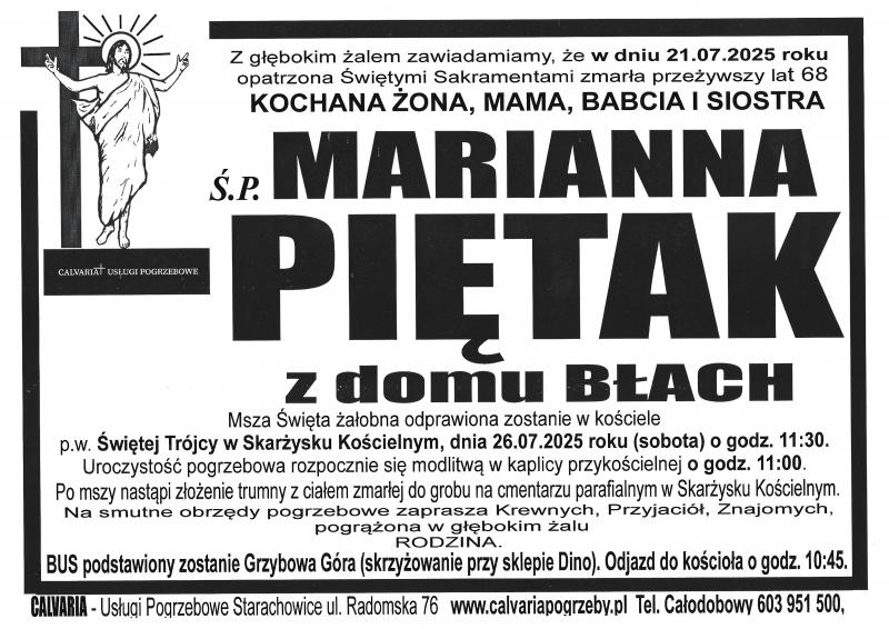Marianna Piętak, z d. Błach