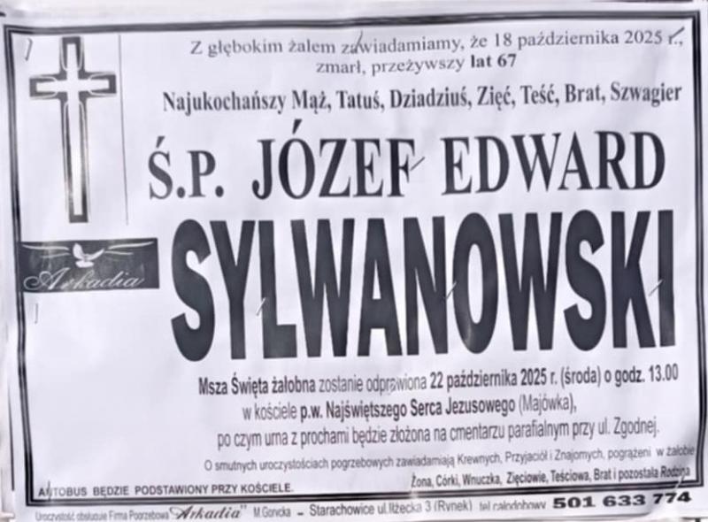 Józef Edward  Sylwanowski