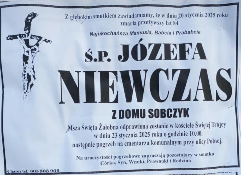 Józefa  Niewczas z d. Sobczyk