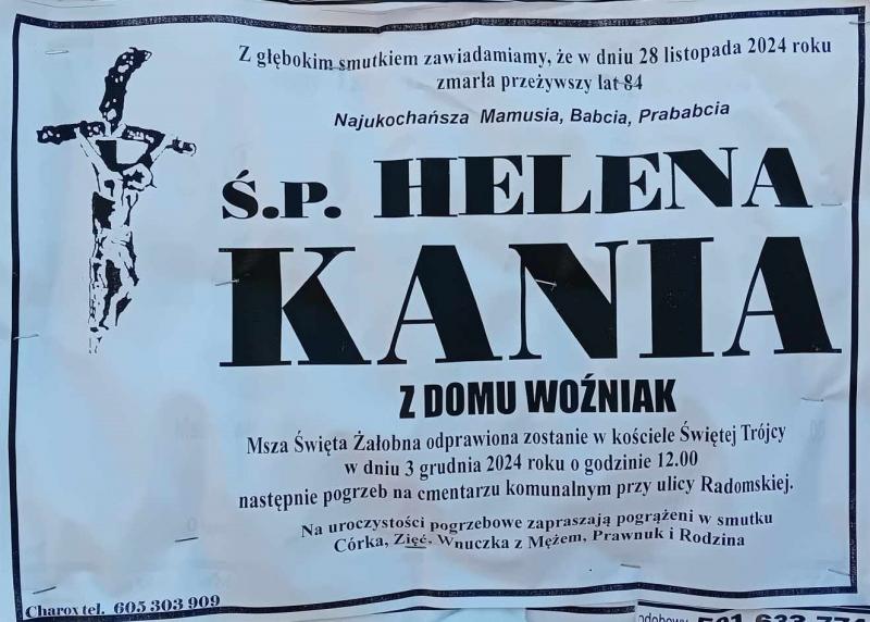 Helena  Kania z d. Woźniak
